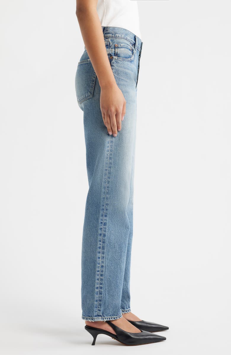 MOUSSY VINTAGE Leyden Straight Leg Jeans, Alternate, color, Light Blue