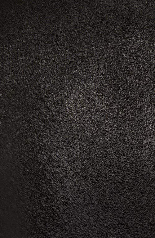 Alexander Mcqueen Mcqueen Tailored Peplum Leather Jacket In Black