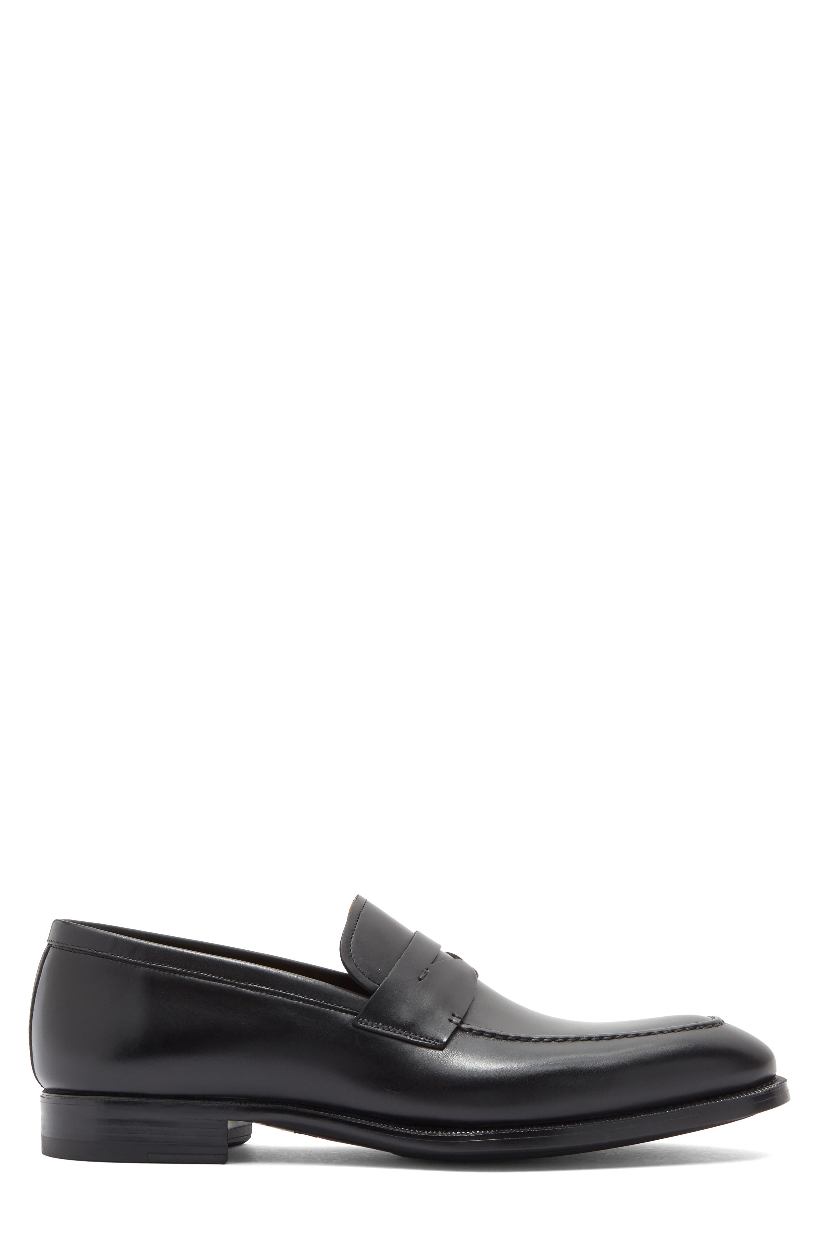 Penny Loafer, Alternate, color, BLACK