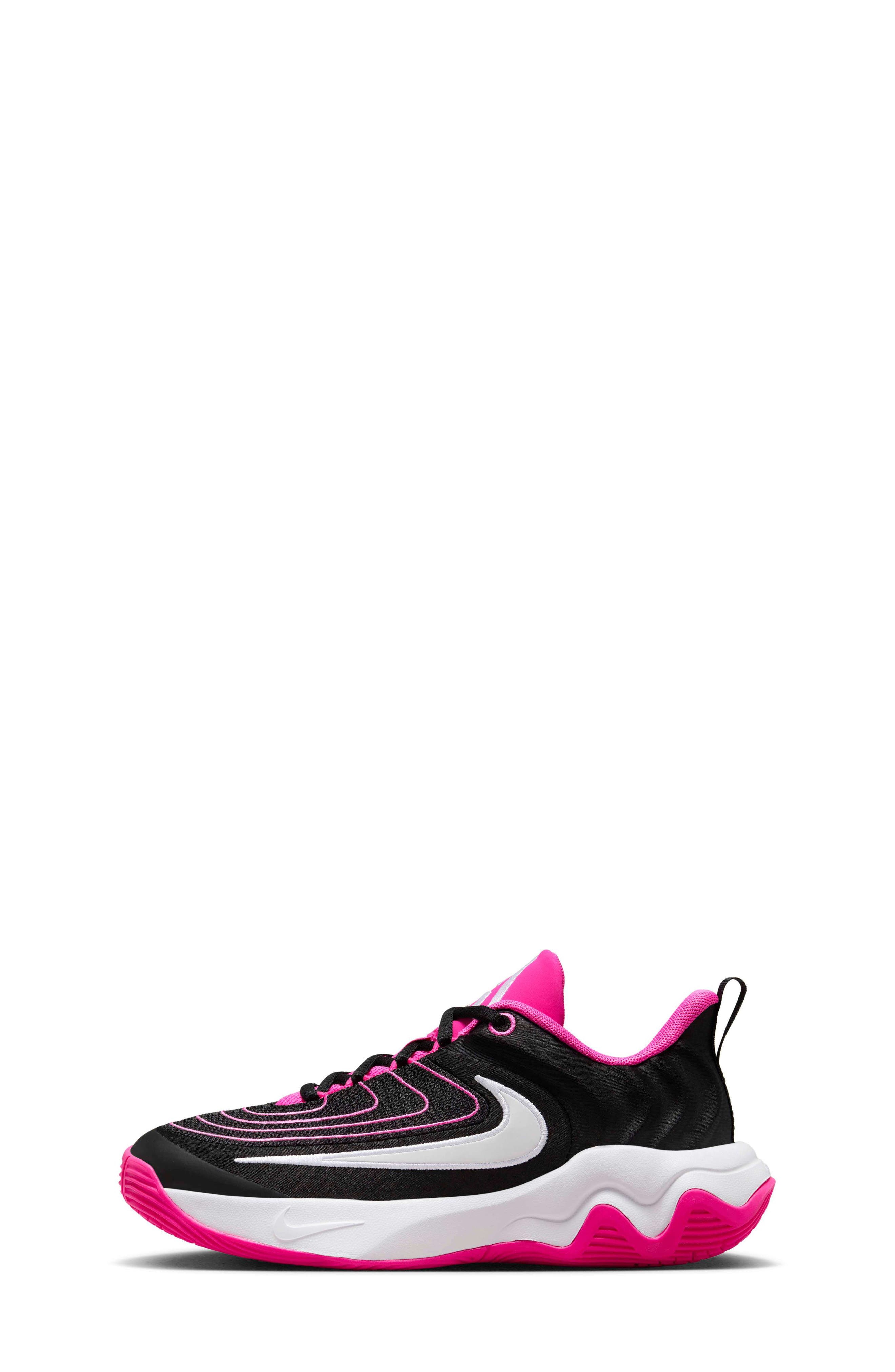 Nike Kids' Giannis Immortality 4 Basketball Shoe, Alternate, color, Black/ Laser Fuchsia/ White