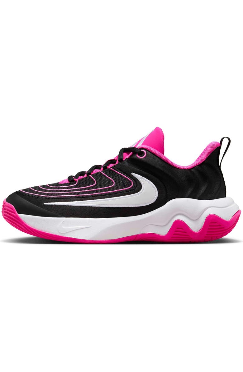 Nike Kids' Giannis Immortality 4 Basketball Shoe, Alternate, color, Black/ Laser Fuchsia/ White