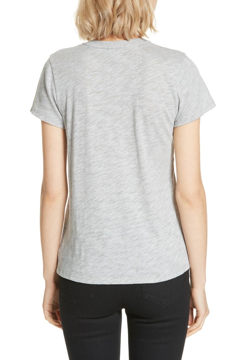 Schoolboy Slub Jersey T-Shirt, Alternate, color, HEATHER GY