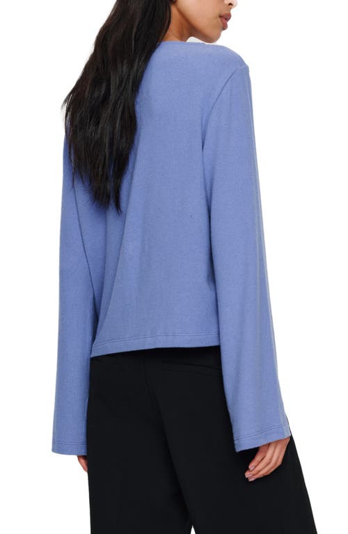 Reformation Eternity Knit Shirt In Blue