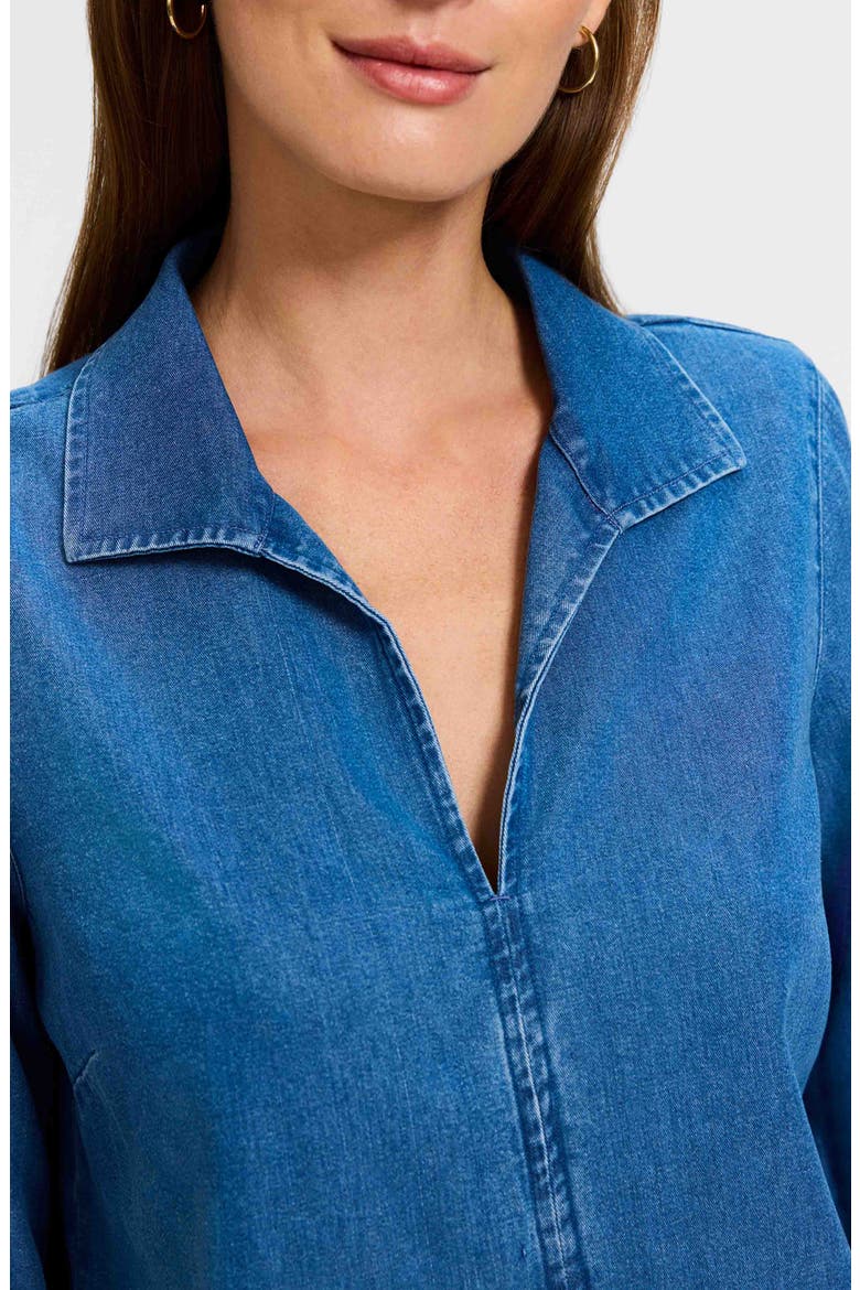 Agnes Denim Shirt, Alternate, color, MEDIUM WASH