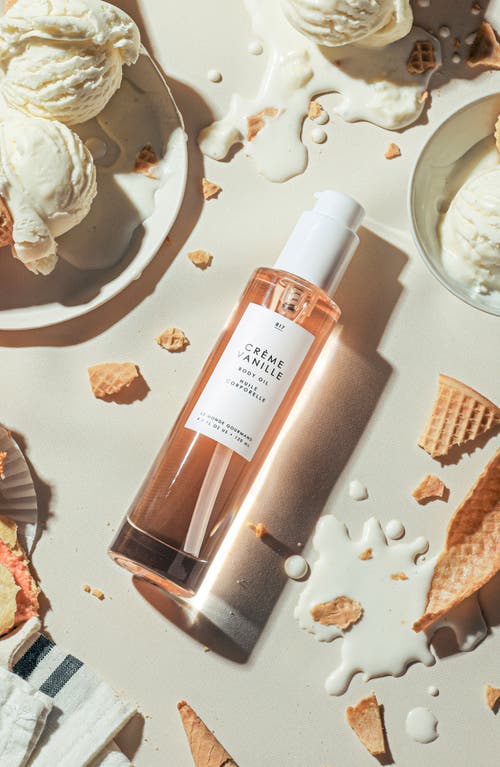 Le Monde Gourmand Crème Vanille Body Oil In Transparent