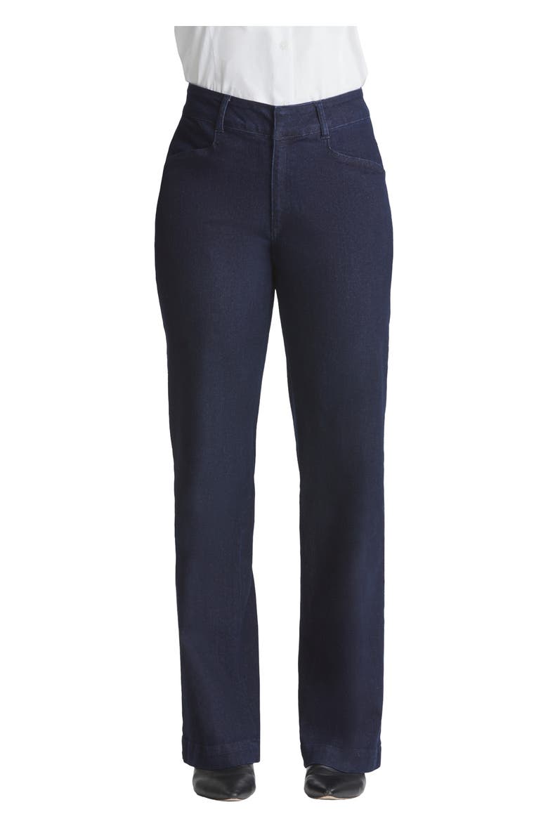 Jessica London Refined Denim Trouser, Main, color, 