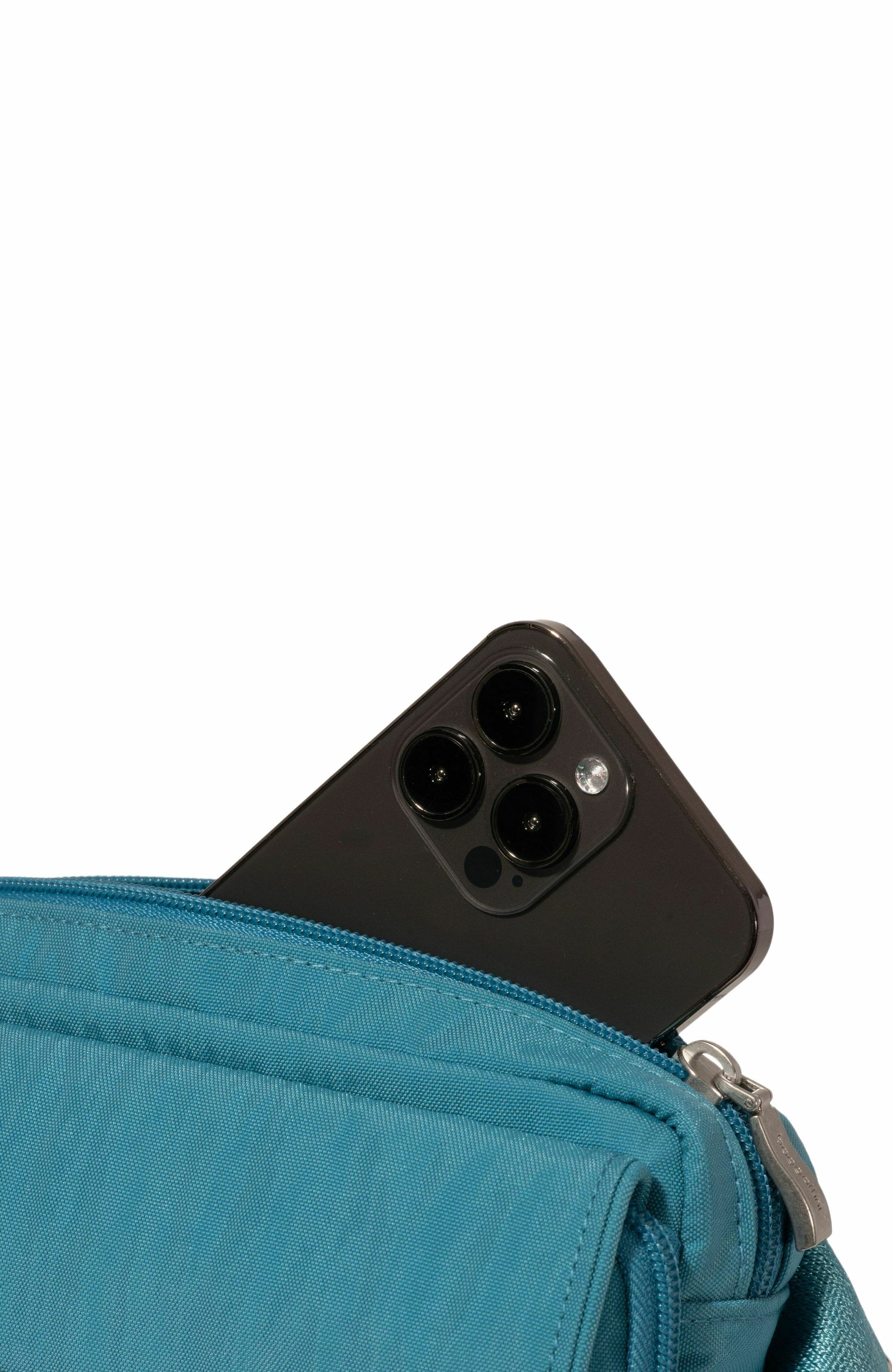 BAGGALLINI Coastal Flip Lock Sling Bag, Alternate, color, Seaside Blue