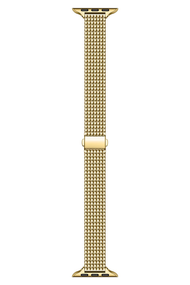 Brooklyn Stainless Steel Apple Watch® Bracelet Watchband, Main, color, GOLD