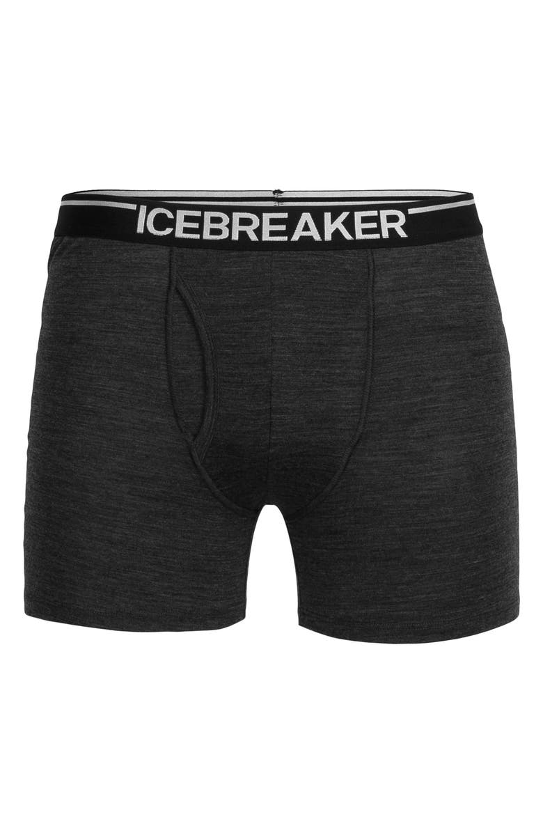 Icebreaker Anatomica Merino Wool Blend Boxer Briefs, Main, color, 