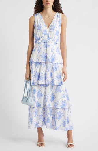 Floral Tiered Maxi Dress