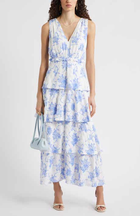 Floral Tiered Maxi Dress