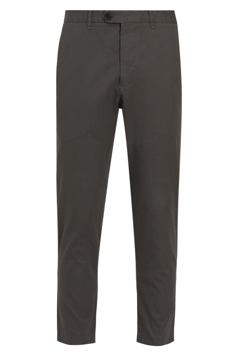 Kato Crop Cotton Pants, Alternate, color, SMOKE GREEN