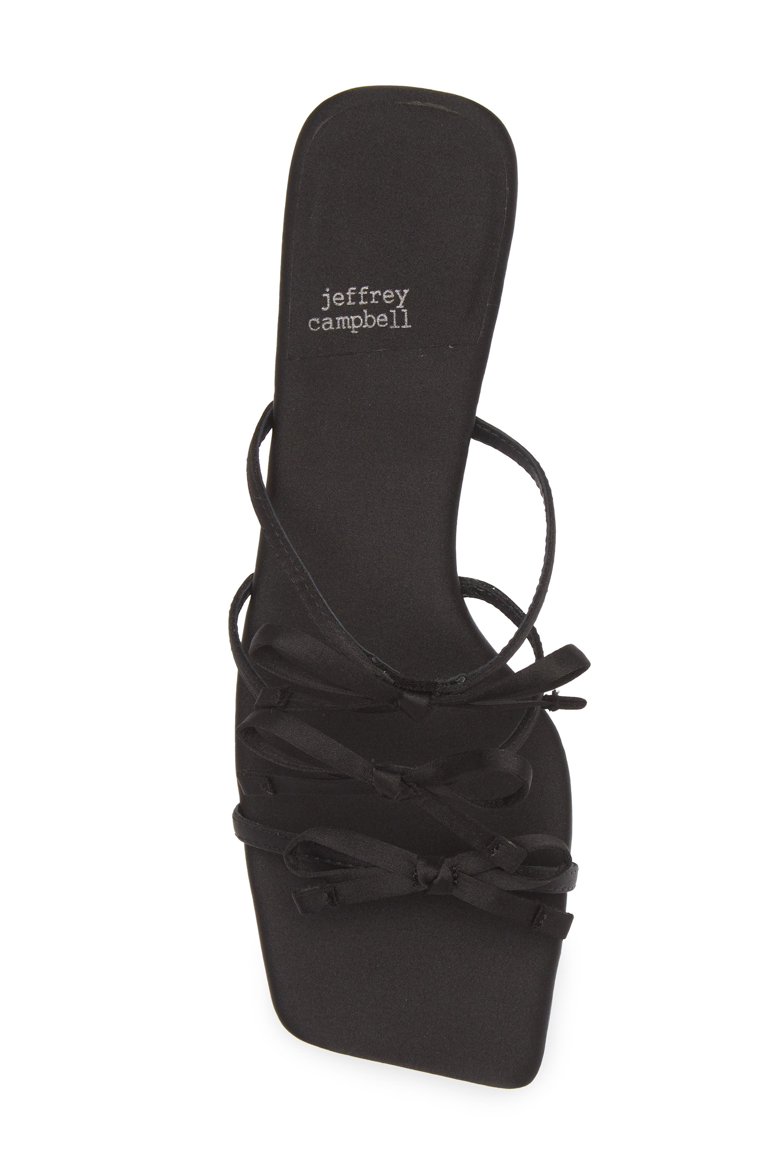 Bowz Slide Sandal, Alternate, color, BLACK SATIN