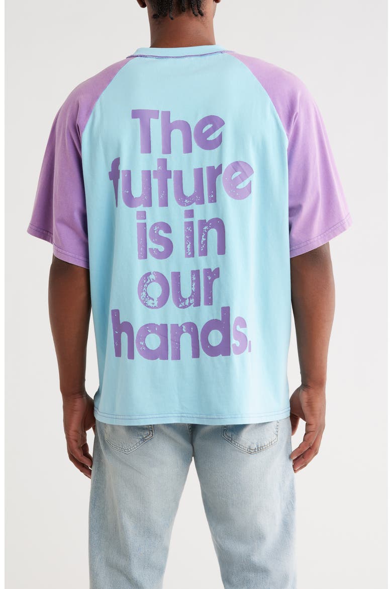 Family Business Cotton Graphic T-Shirt, Alternate, color, PURPLE/ BLUE