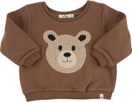 oh baby! Wide Rib Fuzzy Sweater Knit Brooklyn Boxy- Infant