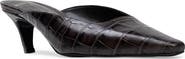 BLACK SUEDE STUDIO Logan Kitten Heel Mule