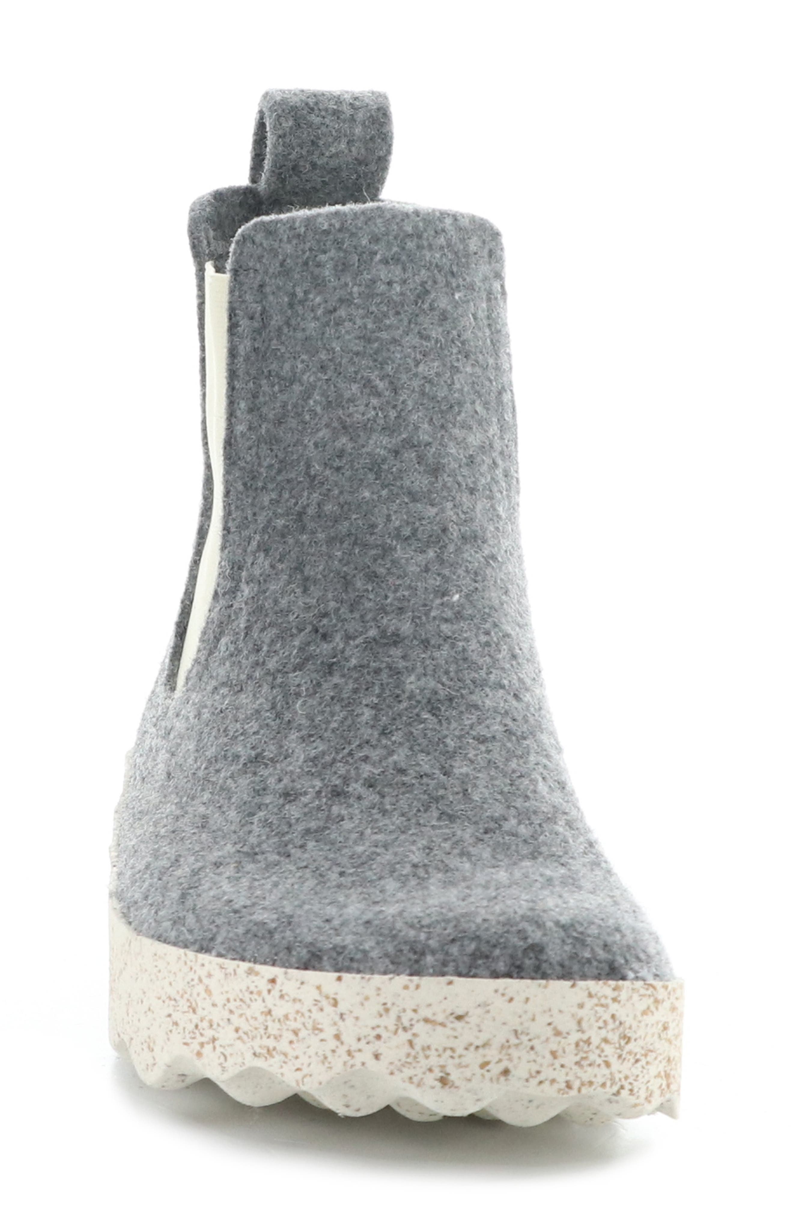 Asportuguesas by Fly London Caia Chelsa Boot, Alternate, color, Concrete Rewooly