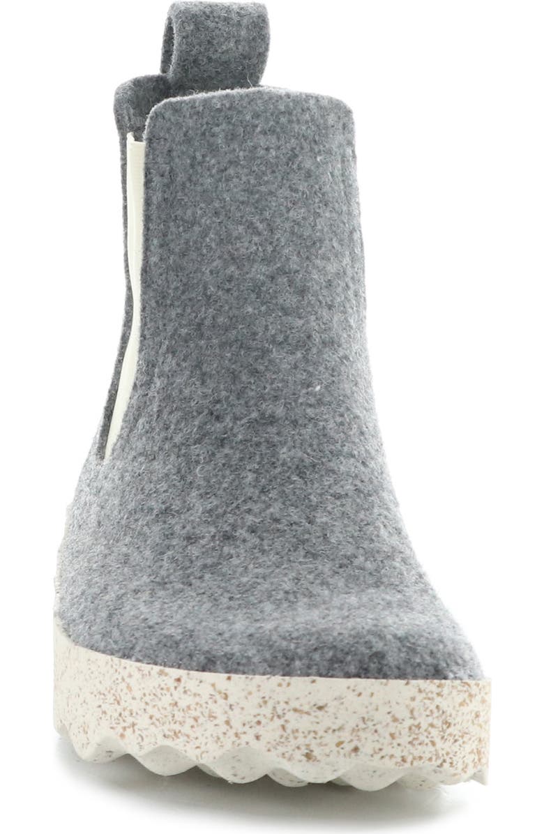 Asportuguesas by Fly London Caia Chelsa Boot, Alternate, color, Concrete Rewooly