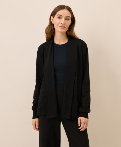 Airplane Short Drape Cardigan