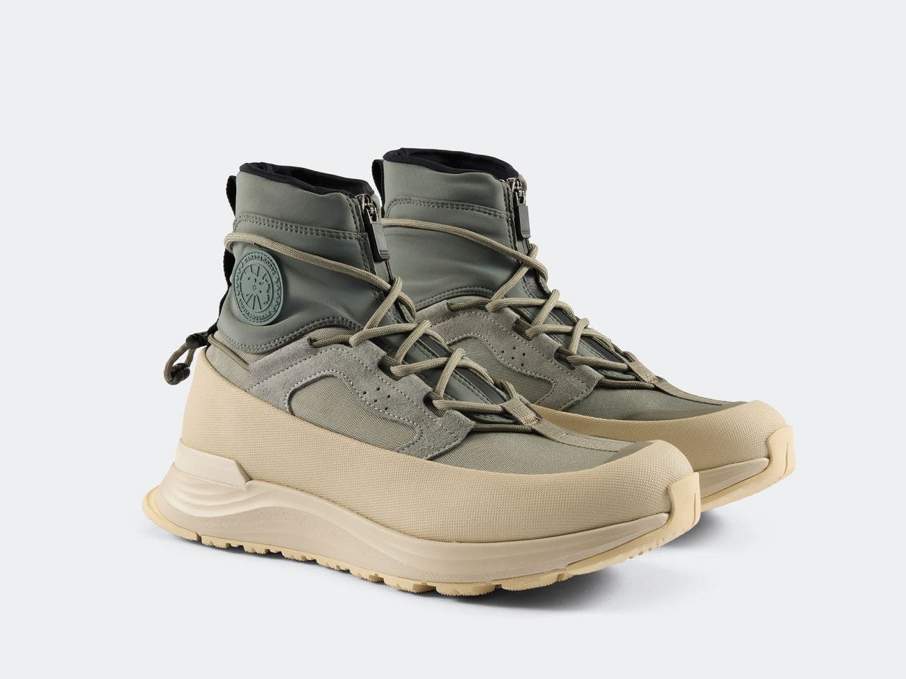 Women's Glacier Trail High Sneaker, Alternate, color, Smokey Sage/Snowcap