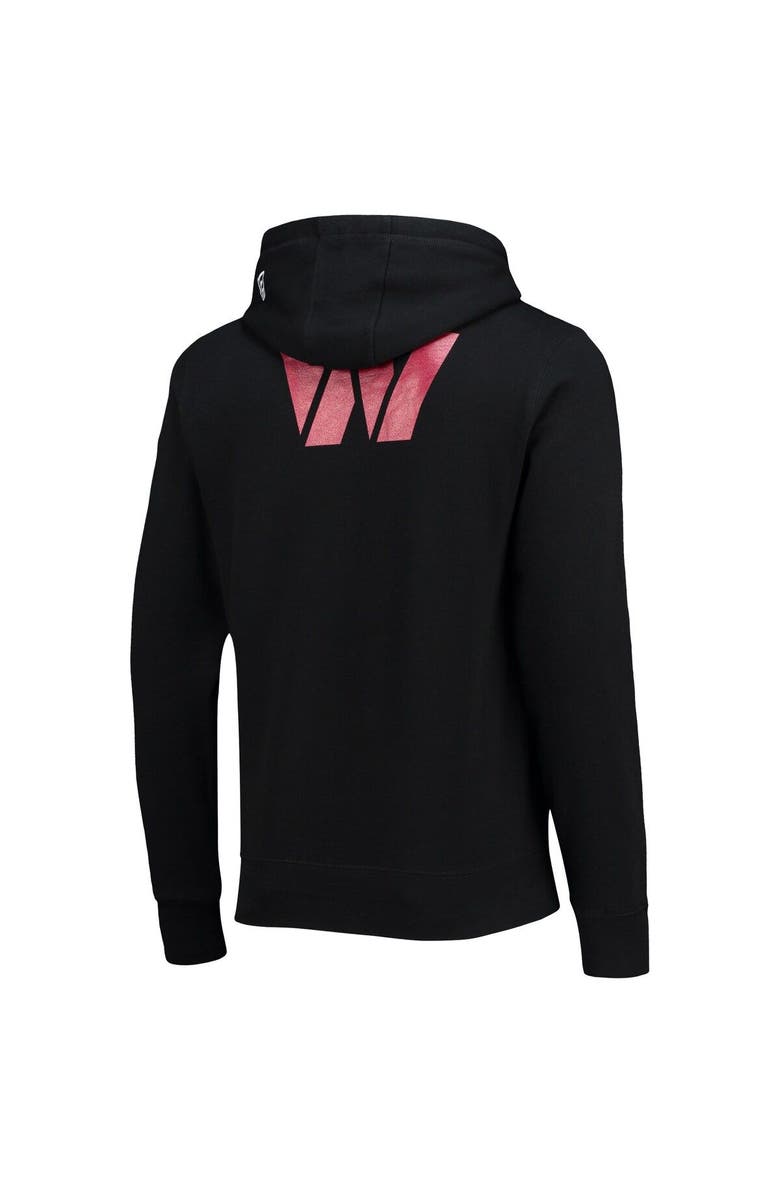 New Era Men's New Era Black Washington Commanders Fleece Pullover Hoodie, Alternate, color,