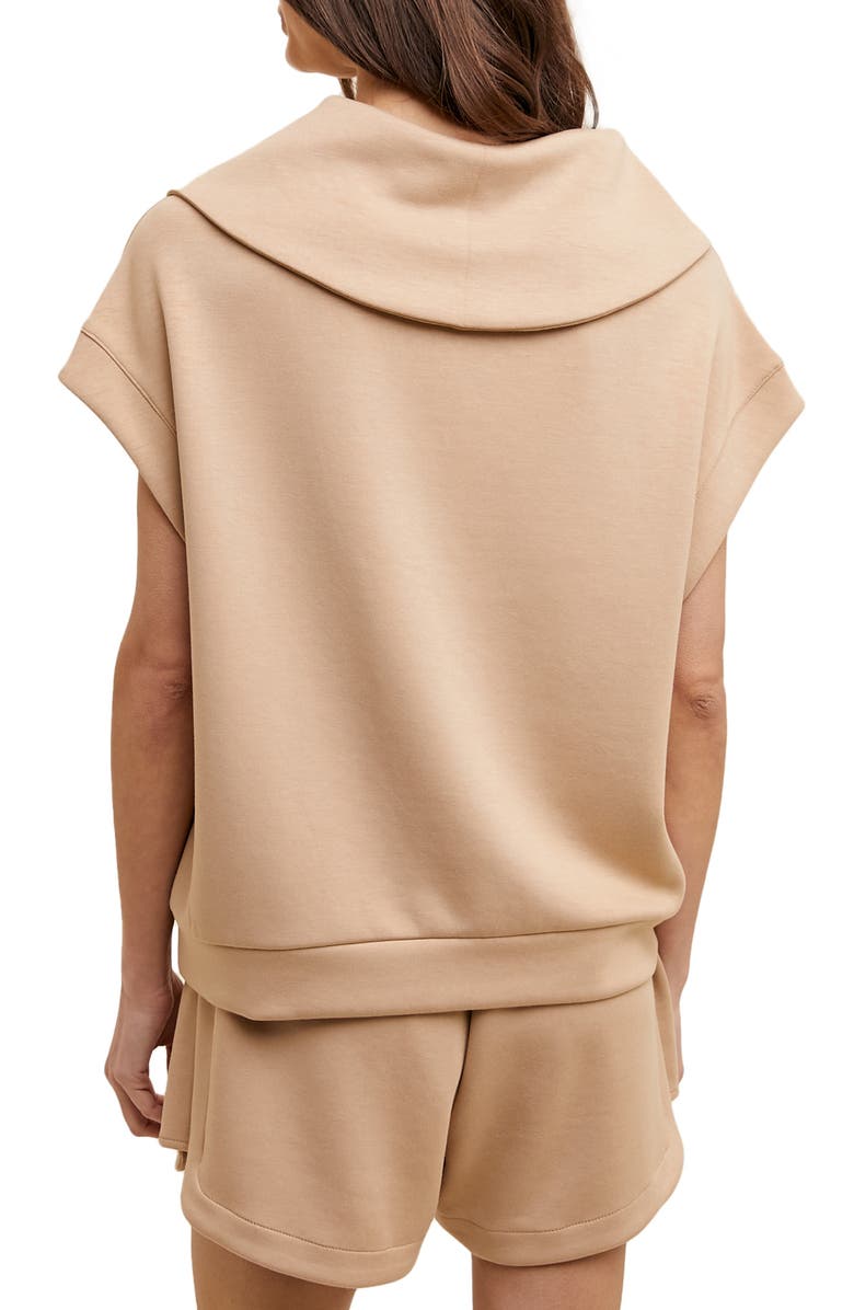 WISHLIST Scuba Knit Muscle Top, Alternate, color, Taupe