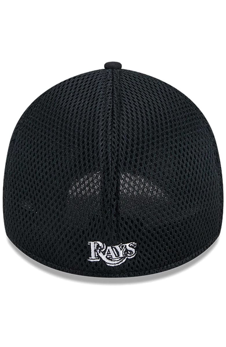 New Era Men's New Era Tampa Bay Rays Neo 39THIRTY Flex Hat, Alternate, color, Black