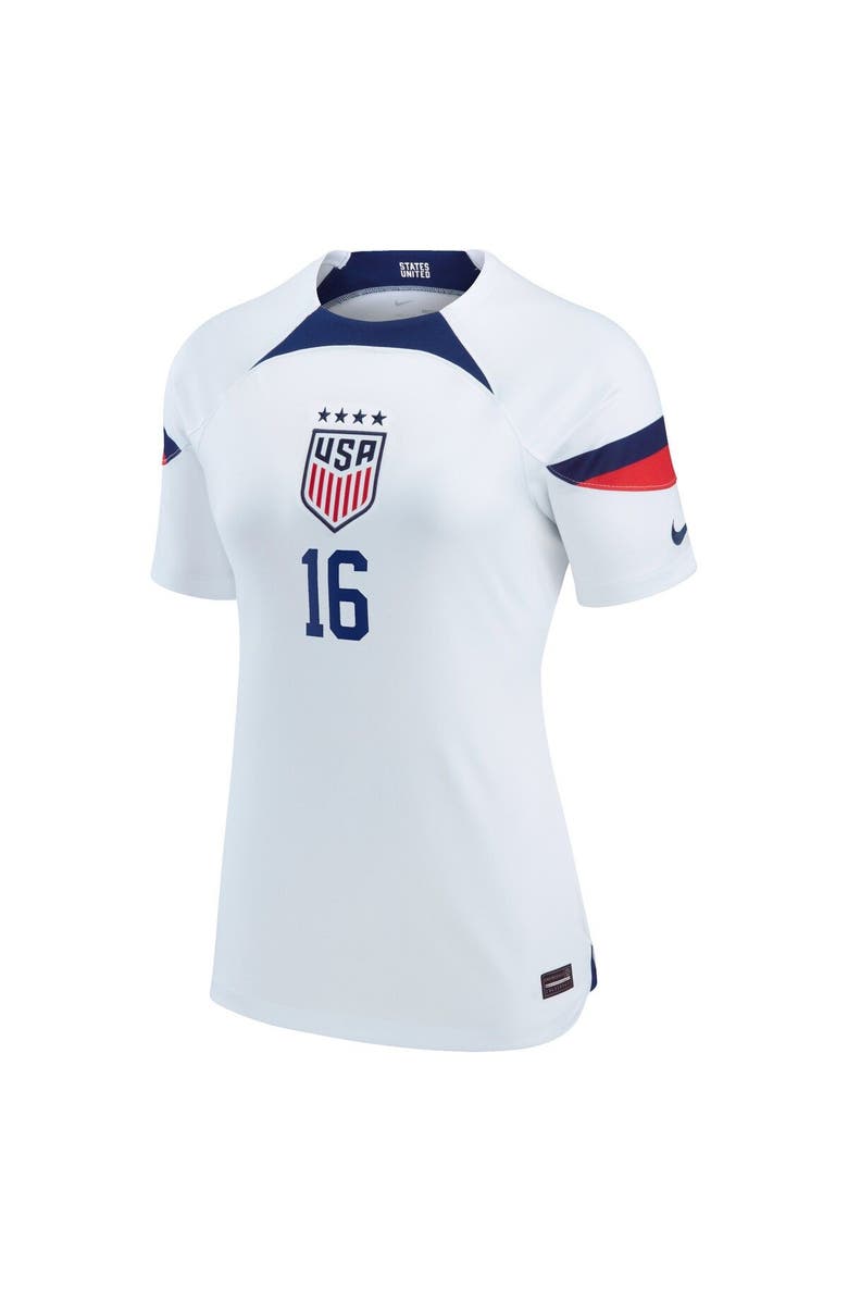 Nike Women's Nike Rose Lavelle White USWNT 2022/23 Home Breathe Stadium Replica Player Jersey, Alternate, color, 