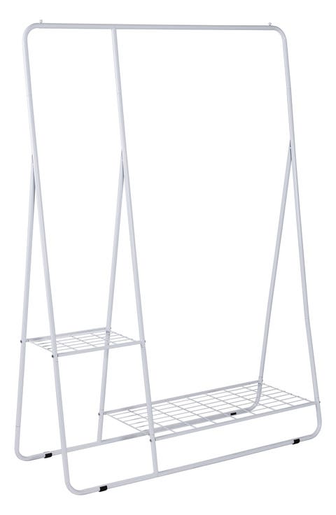 Shelved Garment Rack