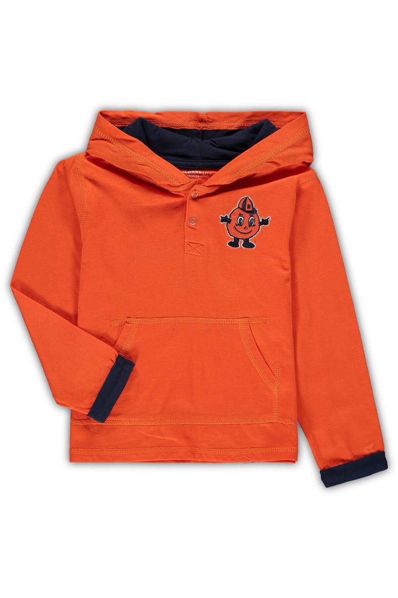 Toddler Colosseum Orange/Heathered Gray Syracuse Orange Poppies Hoodie and Sweatpants Set, Alternate, color, Orange