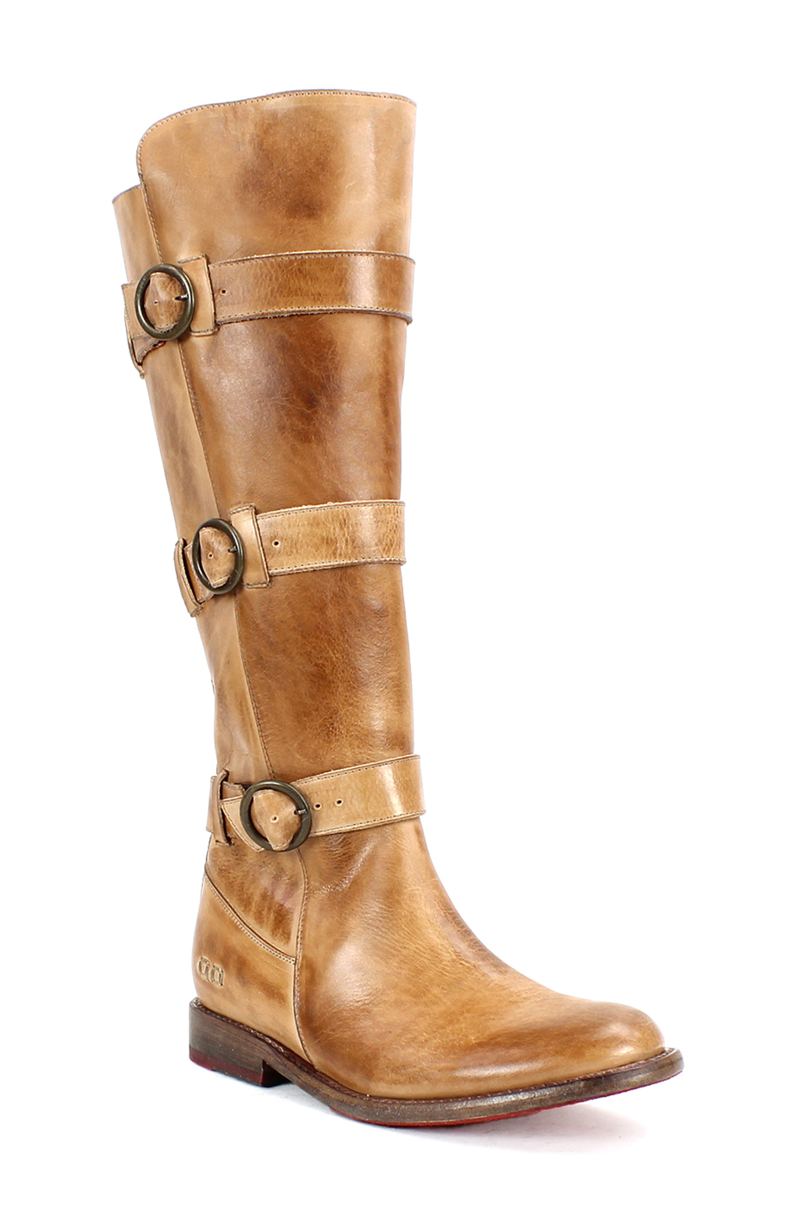 Kitty Knee High Boot, Main, color, TAN RUSTIC