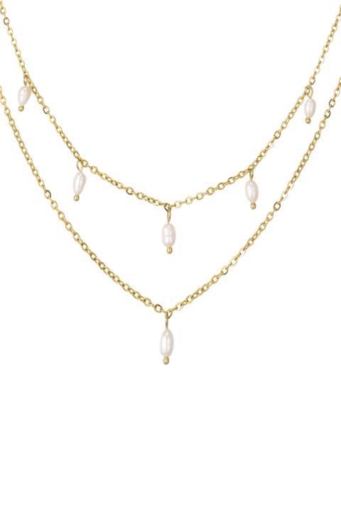 Set of 2 Assorted Freshwater Pearl Necklaces