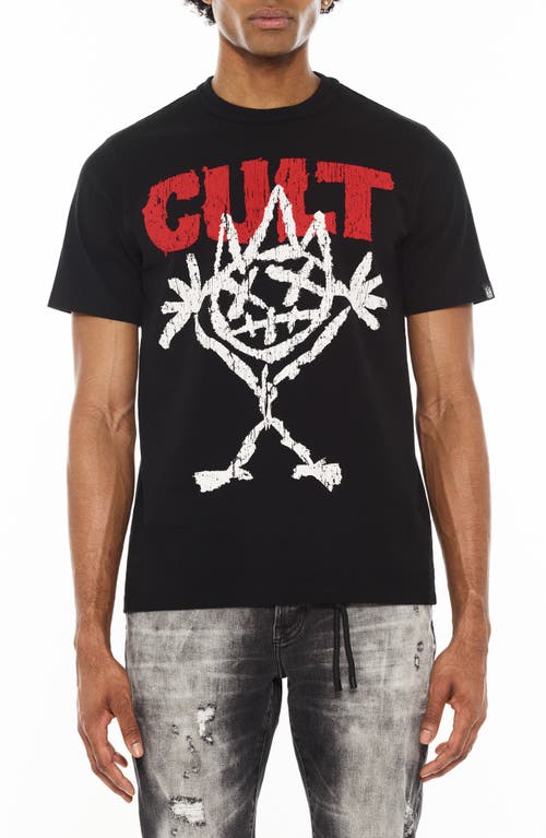 Cult Of Individuality Crewneck Graphic T-shirt In Black