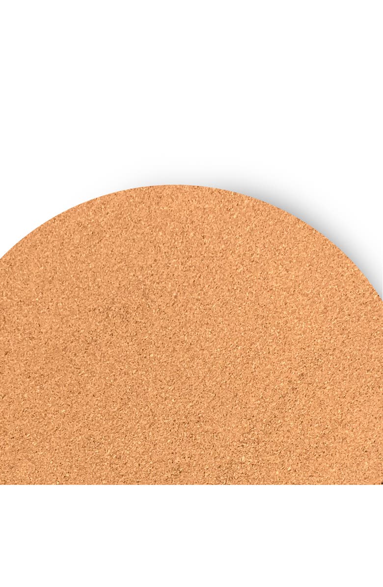 DAINTY HOME Marble Print 8-Piece Placemat & Coaster Set, Alternate, color, Silver