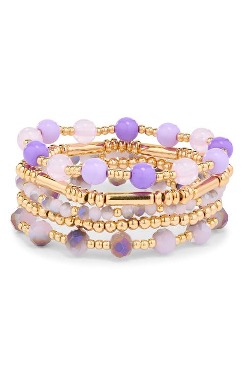 Assorted 5-Pack Stretch Bracelets