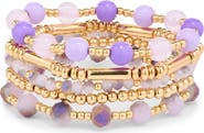 NORDSTROM RACK Assorted 5-Pack Stretch Bracelets