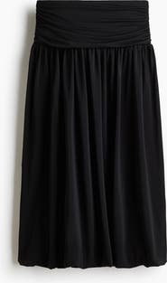 H&M Bubble-hem Jersey Skirt