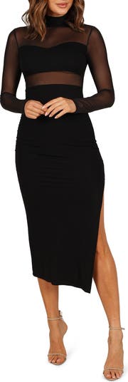 Farrow Long Sleeve Midi Dress