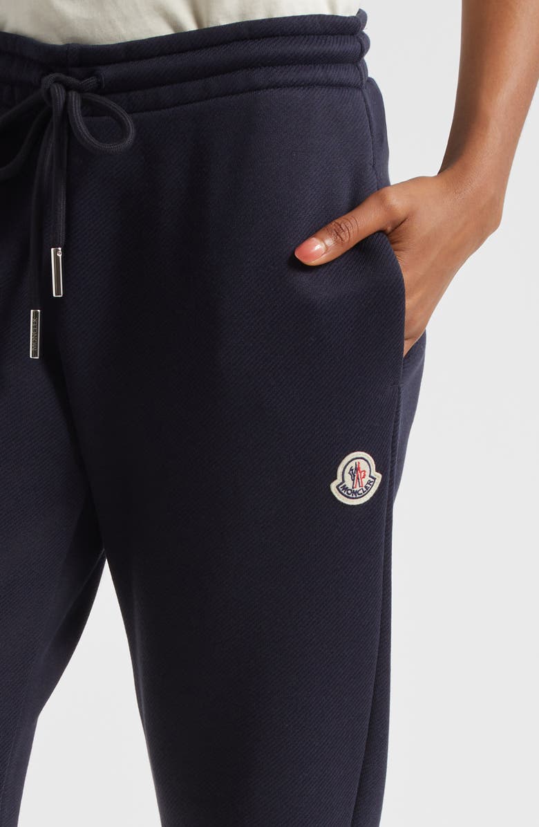 Moncler Logo Patch Joggers, Alternate, color, Dark Navy Blue
