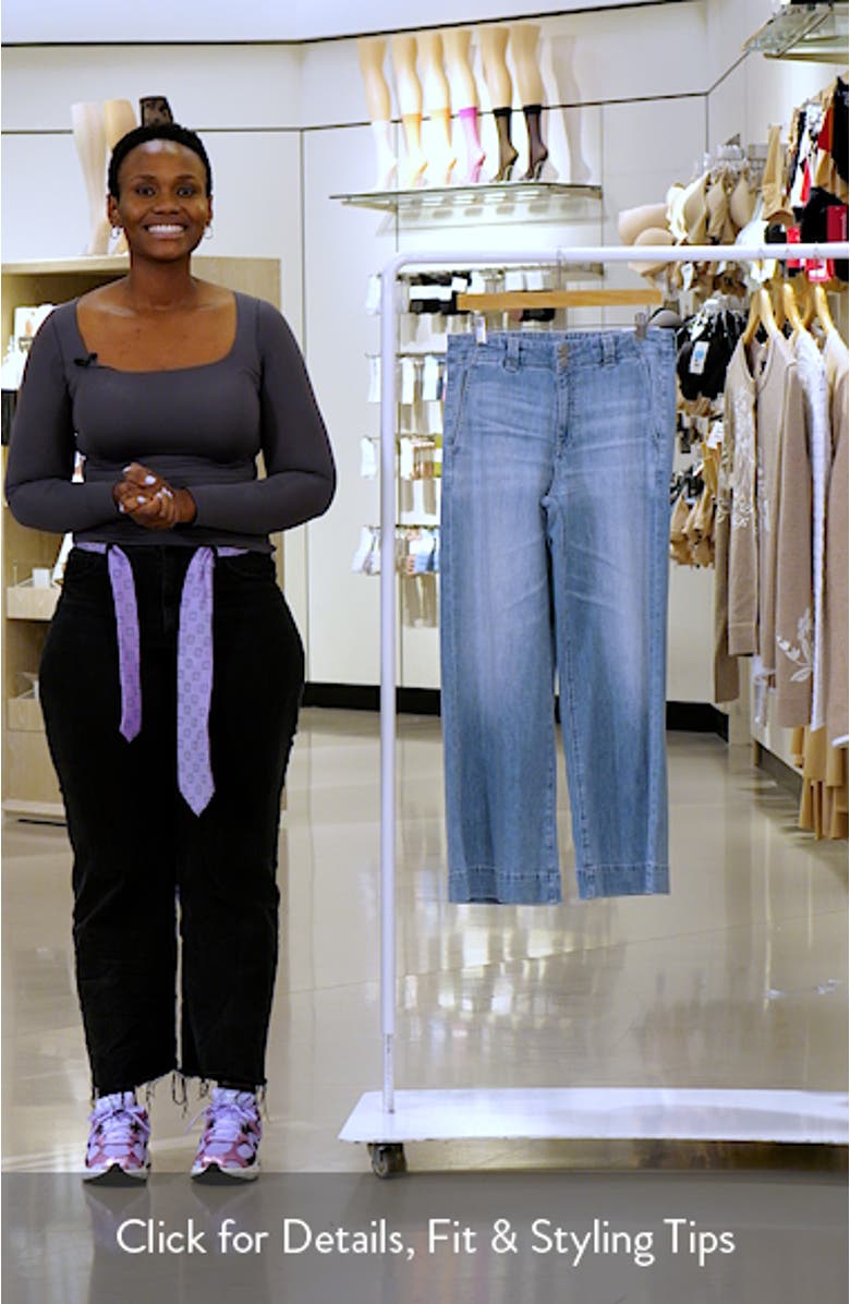 Stella Ankle Wide Leg Trouser Jeans, sales video thumbnail