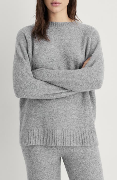 Crewneck Raglan Sleeve Sweater