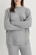 MANGO Crewneck Raglan Sleeve Sweater