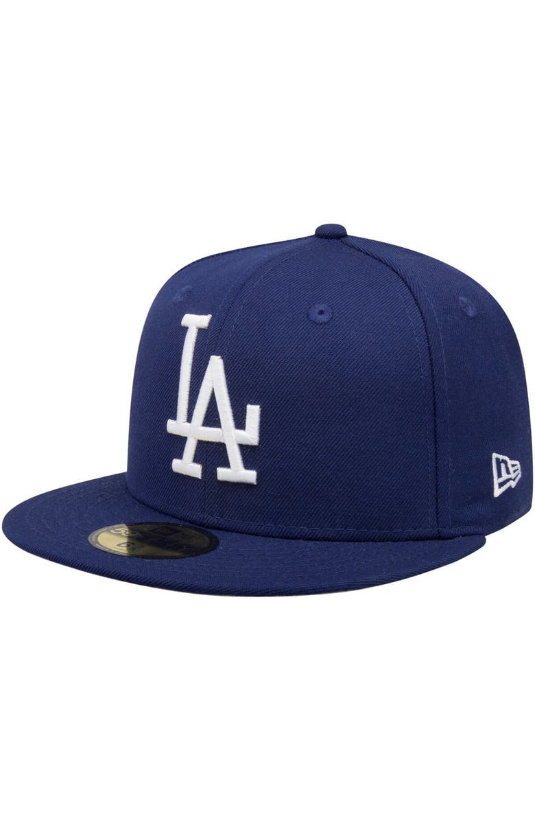 New Era Men's New Era Navy Los Angeles Dodgers Cooperstown Collection Wool 59FIFTY Fitted Hat, Main, color, Royal