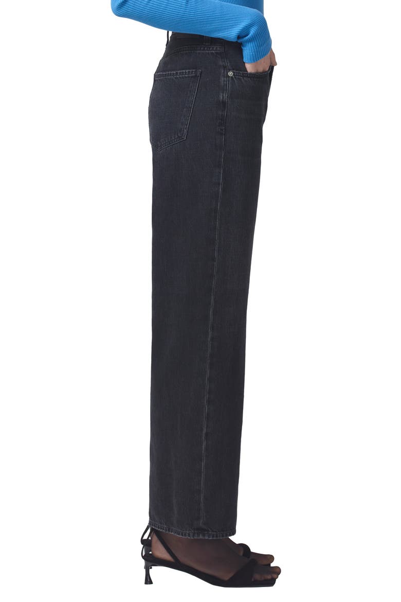 Annina High Waist Wide Leg Organic Cotton Jeans, Alternate, color, PROPHECY