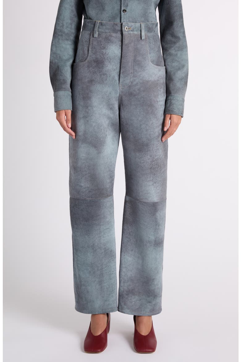 Cloudy Suede Pants, Main, color, 4690 CLOUDY INDIGO