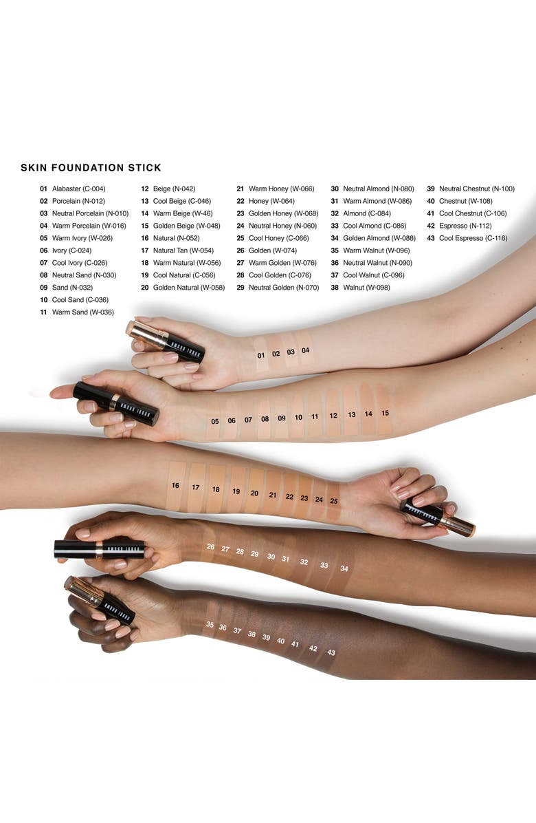 Bobbi Brown Waterproof Skin Foundation Stick, Alternate, color, Alabaster