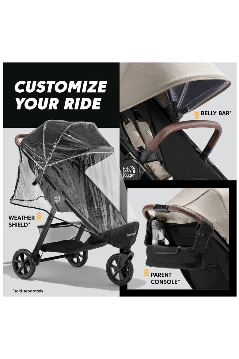city mini® GT3 Stroller, Alternate, color, SIERRA SAND