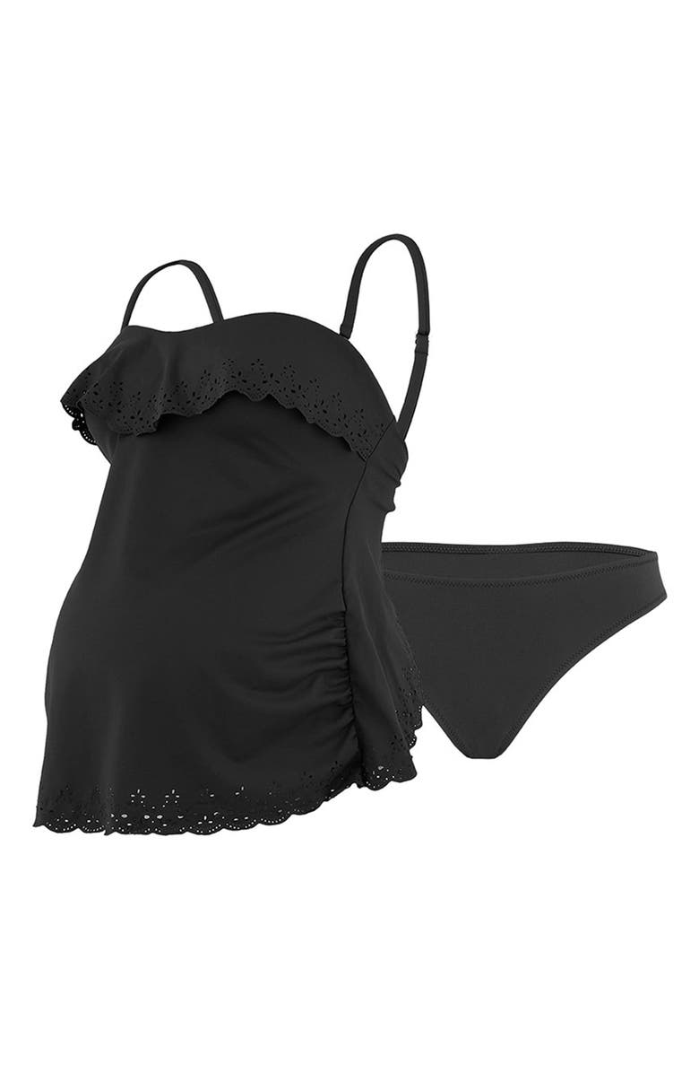 Cache Coeur Bloom Tankini Maternity Swimsuit, Alternate, color,