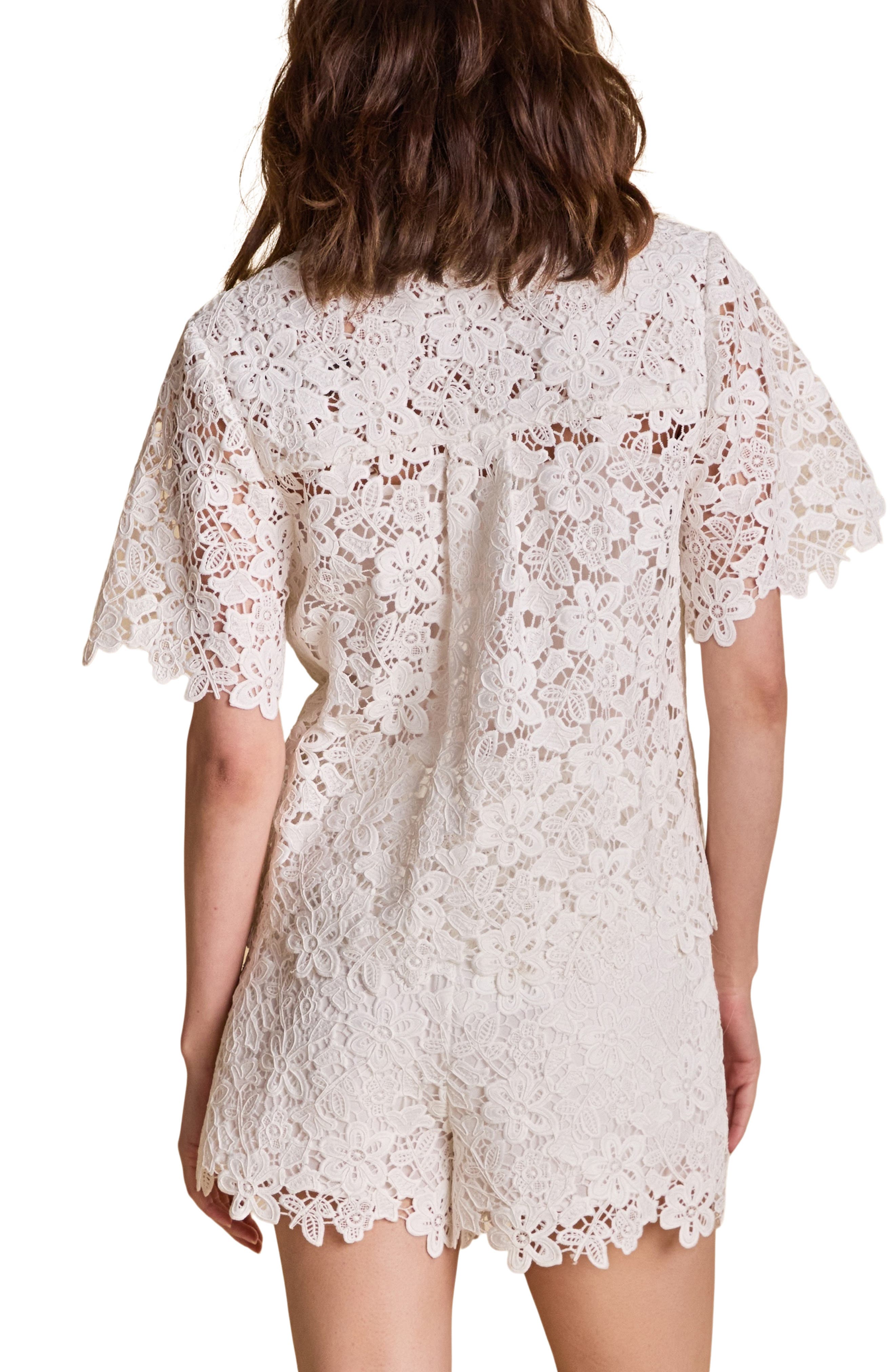 Lace Collar Shirt - image 2