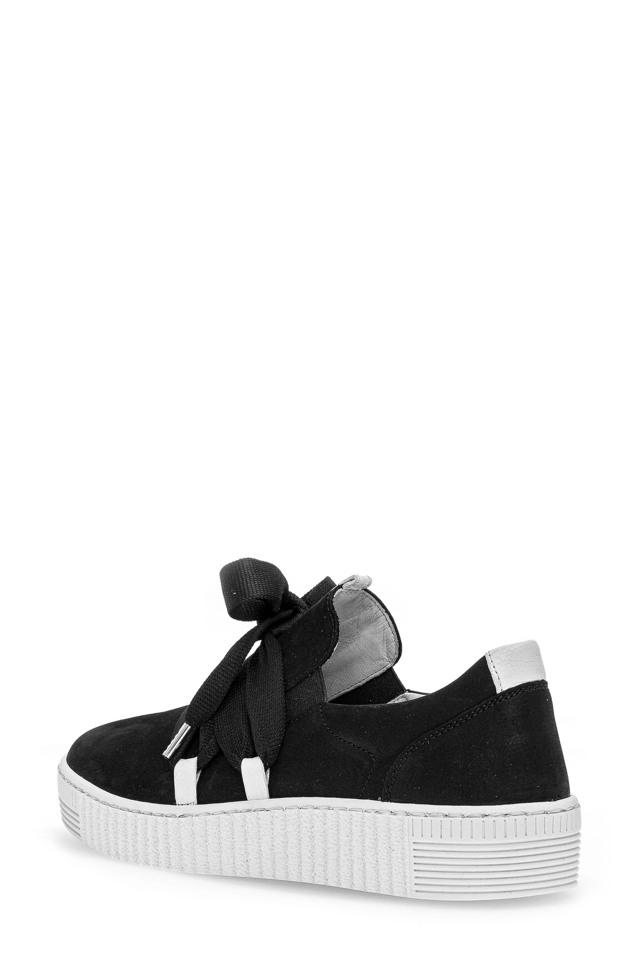 Gabor 43.333 Platform Sneaker, Alternate, color, Black
